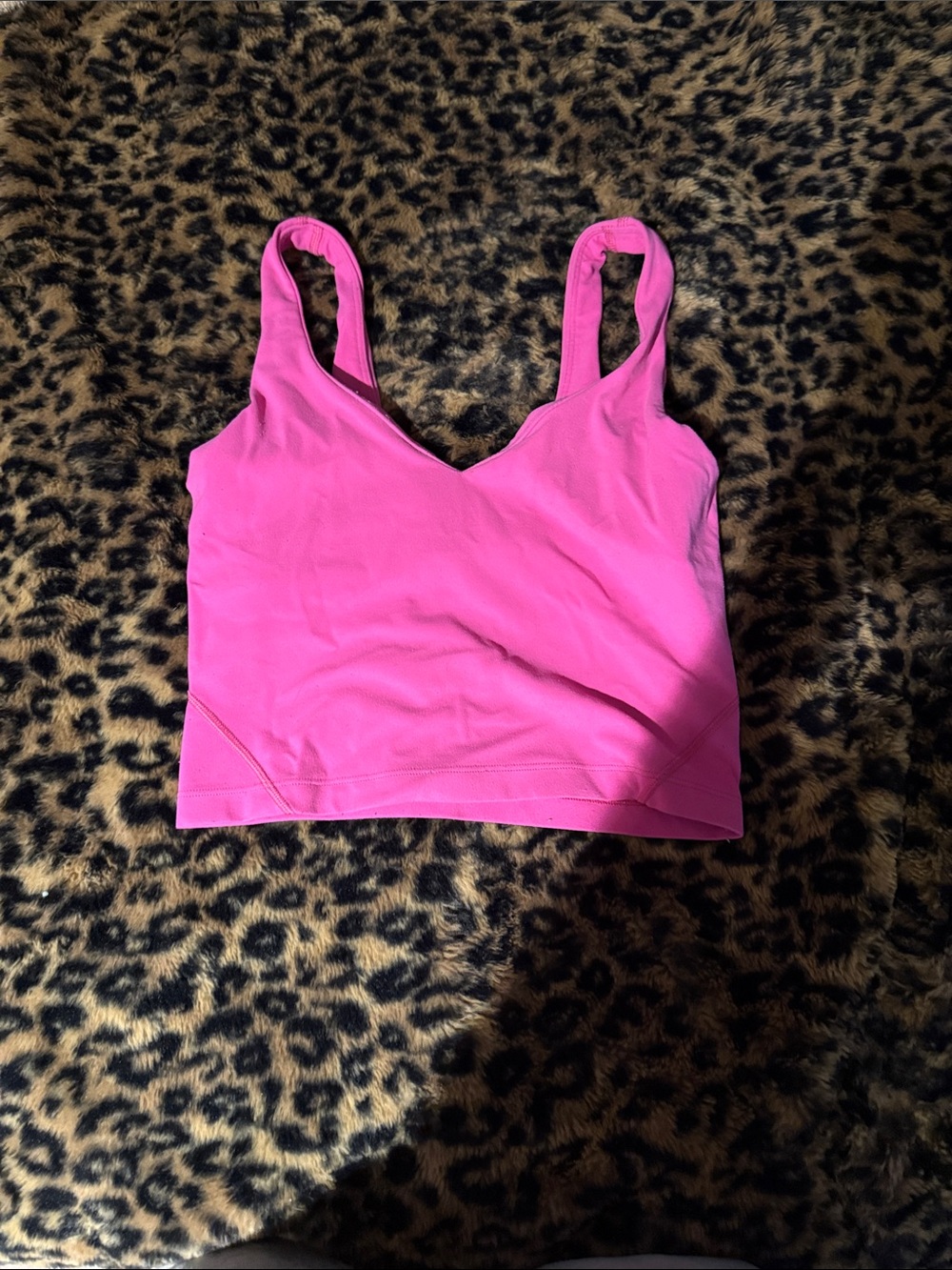 Lululemon Sonic pink align tank size 0/2